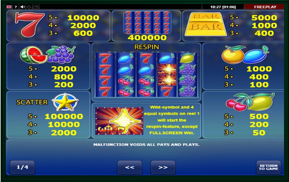 wild respin slot machine detail image 3