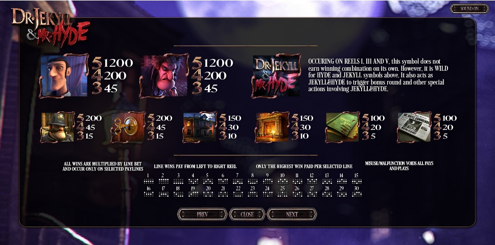 dr jekyll and mr hyde slot machine detail image 4