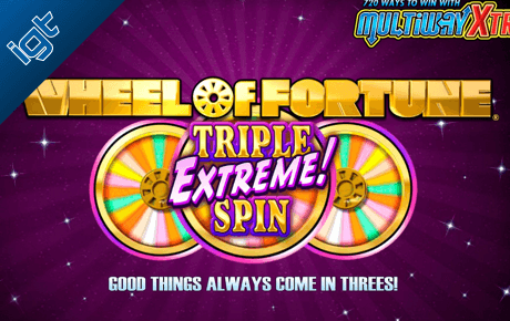 Wheel Of Fortune Triple Extreme Spin Igt Wheel Of Fortune Triple Extreme Spin Igt