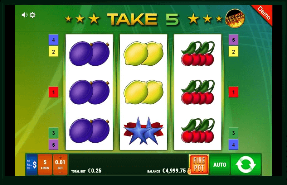 Take 5 Red Hot Firepot Slot Machine Take 5 Red Hot Firepot Slot Machine