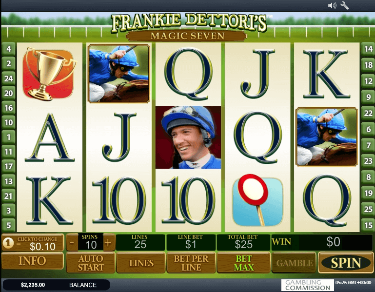 Frankie dettori magic 7 free play games